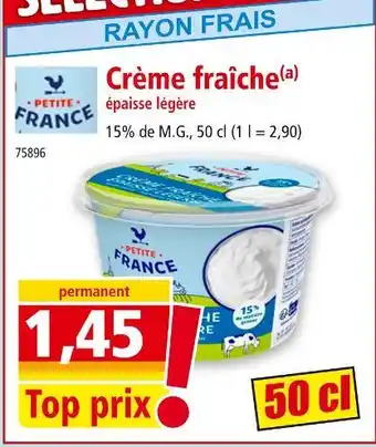 Norma PETITE FRANCE Crème fraîche épaisse légère offre