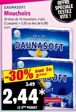 Norma DAUNASOFT Mouchoirs offre