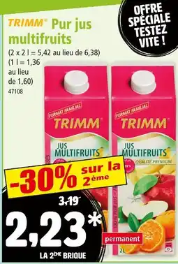 Norma TRIMM Pur jus multifruits offre