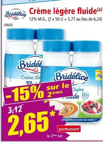 Norma Bridélice Crème légère fluide offre