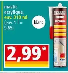 Norma KRAFT Mastic acrylique offre