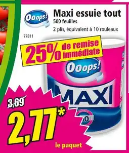 Norma OOOPS! Maxi essuie tout offre