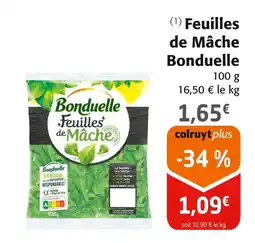 Colruyt Bonduelle Feuilles de Mâche offre