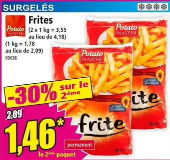 Norma POTATO MASTER Frites offre