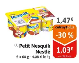 Colruyt Nestlé Petit Nesquik offre