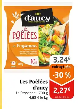 Colruyt D'AUCY Les poêlées offre