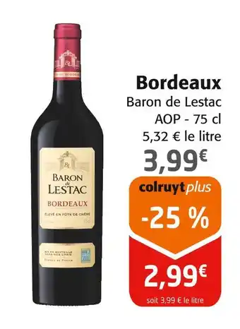 Colruyt Bordeaux offre