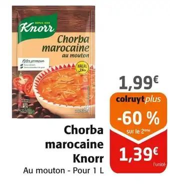 Colruyt KNORR Chorba marocaine offre