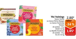 Colruyt TWININGS Thé offre