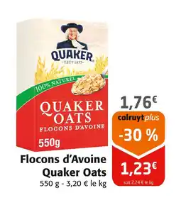 Colruyt QUAKER Flocons d'avoine offre