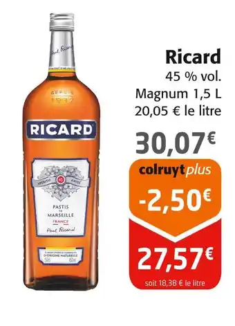 Colruyt RICARD Ricard offre