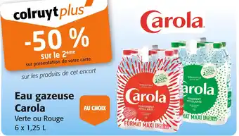 Colruyt CAROLA Eau gazeuse offre