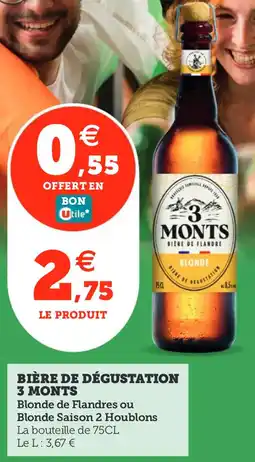 Utile Bière de dégustation 3 monts offre