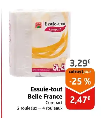 Colruyt BELLE FRANCE Essuie-tout offre