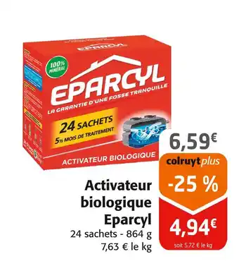 Colruyt EPARCYL Activateur biologique offre