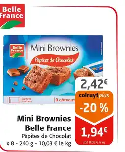 Colruyt BELLE FRANCE Mini Brownies offre