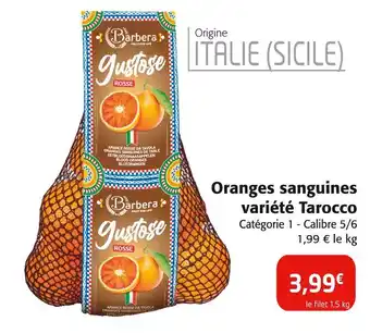 Colruyt Oranges sanguines variété Tarocco offre