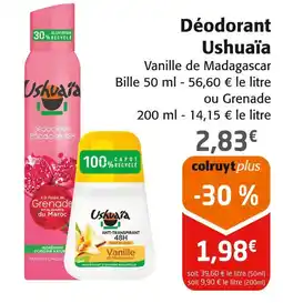 Colruyt USHUAÏA Déodorant offre