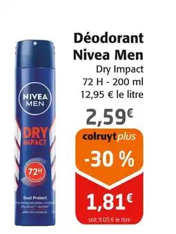 Colruyt NIVEA MEN Déodorant offre