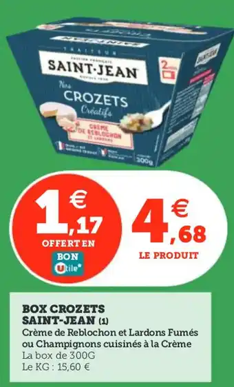 Utile Box crozets saint-jean offre