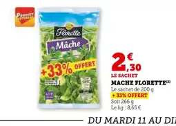 Super U Florette Mâche offre