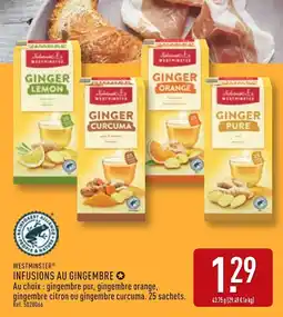 ALDI WESTMINSTER Infusions au gingembre offre