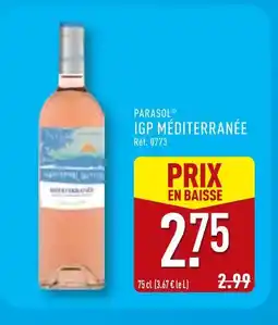 ALDI PARASOL Igp méditerranée offre