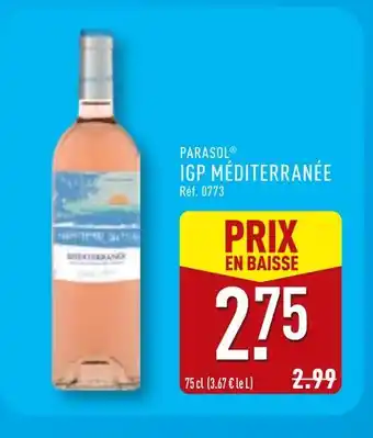 ALDI PARASOL Igp méditerranée offre