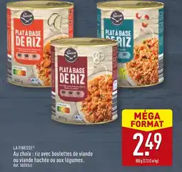 ALDI LA FINESSE Plat à base de riz offre