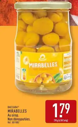 ALDI BACCARA Mirabelles offre