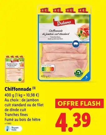 Lidl DULANO Chiffonnade offre