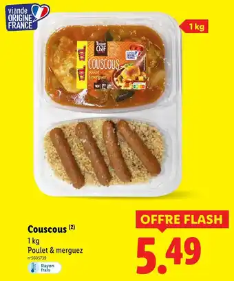 Lidl Toque du Chef Couscous offre