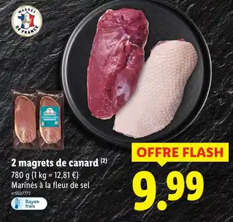 Lidl Le Volailler 2 magrets de canard offre