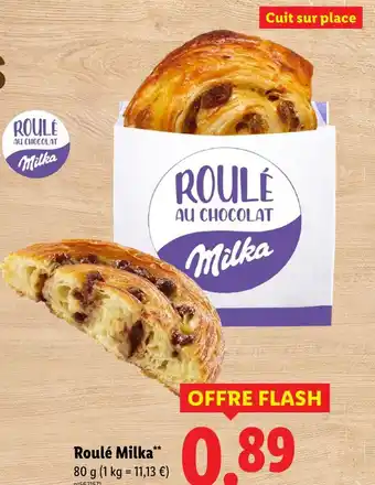 Lidl Milka Roulé offre