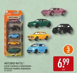 ALDI MATTEL MATCHBOX offre