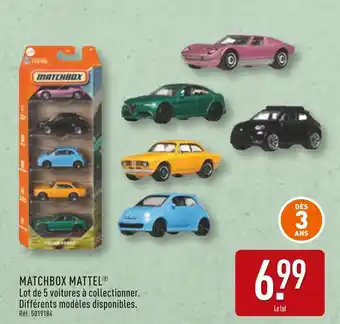 ALDI MATTEL MATCHBOX offre