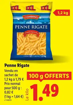 Lidl COMBINO Penne rigate offre