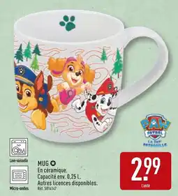 ALDI PAW PATROL Mug offre