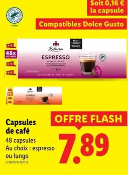 Lidl Bellarom Capsules de café offre