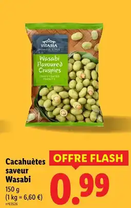 Lidl Vitasia Cacahuètes saveur Wasabi offre