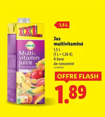 Lidl SOLEVITA Jus multivitaminé offre