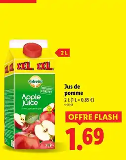 Lidl SOLEVITA Jus de pomme offre