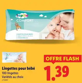 Lidl LUPILU Lingettes pour bébé offre