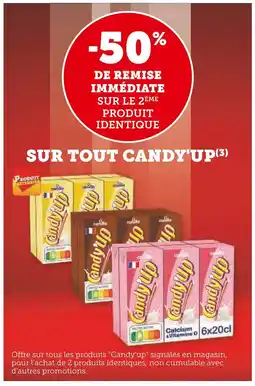 U Express Candy'Up -50% de remise immédiate sur le 2ème produit identique sur tout Candy'up offre