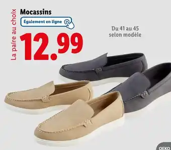 Lidl Livergy Mocassins offre