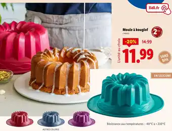 Lidl Moule à kouglof offre