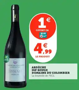 Utile Ardèche igp rouge domaine du colombier offre