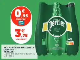 Utile Eau minérale naturelle gazeuse perrier offre