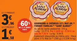 E.Leclerc Express Gourmand & crémeux 33% mat.gr. format familial saint albray offre