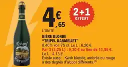 E.Leclerc Express Bière blonde tripel karmeliet offre